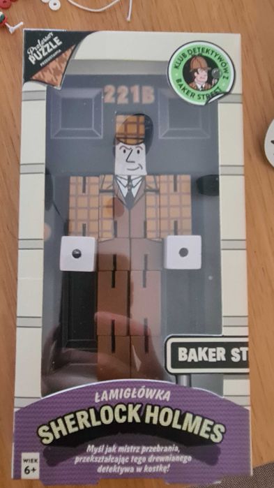 Łamigłówka drewniana Sherlock Holmes Puzzleman Professor Puzzle