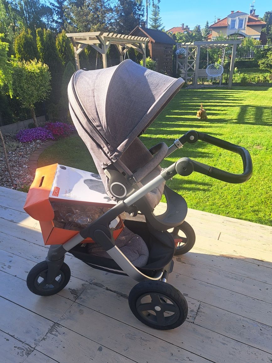 Wózek stokke trailz z super wyposażeniem