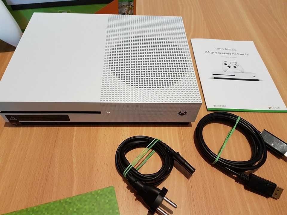 Konsola xbox one s 500gb z padem i okablowaniem + wymianna