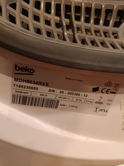 Suszarka bębnowa Beko na części