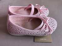 nowe buty balerinki buciki 23 GIOS EPPO skórzane różowe łapcie