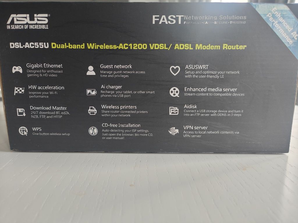 Router Asus DSL-AC55U WIRELESS-AC1200