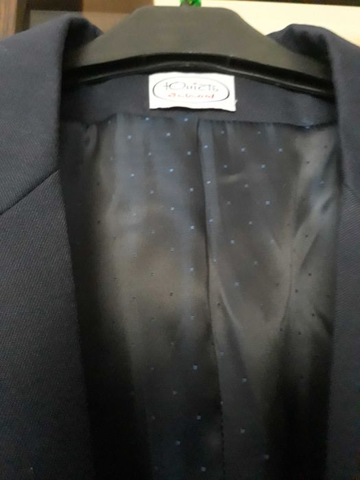 Жилет чорний та Піджак синій шкільний фірми "Юність"