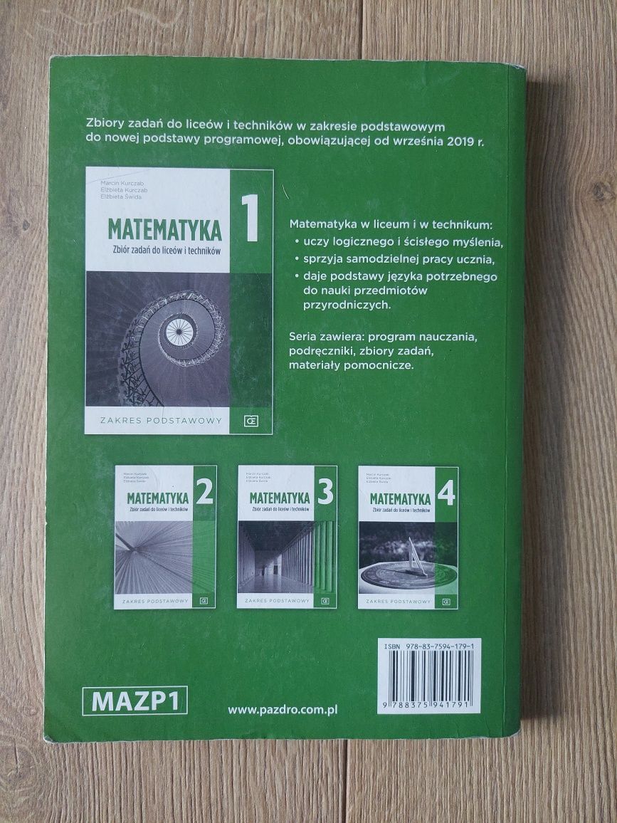 MATEMATYKA 1 zbiór zadań  oficyna pazdro