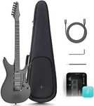 Gitara elektryczna Enya Music Inspire Black/Carbon Fiber Guitarra