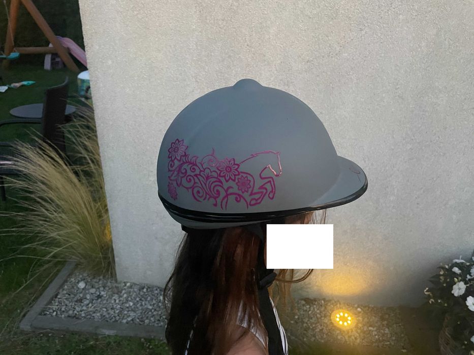 kask do jazdy konnej dla dzieci roz S 52-55 cm