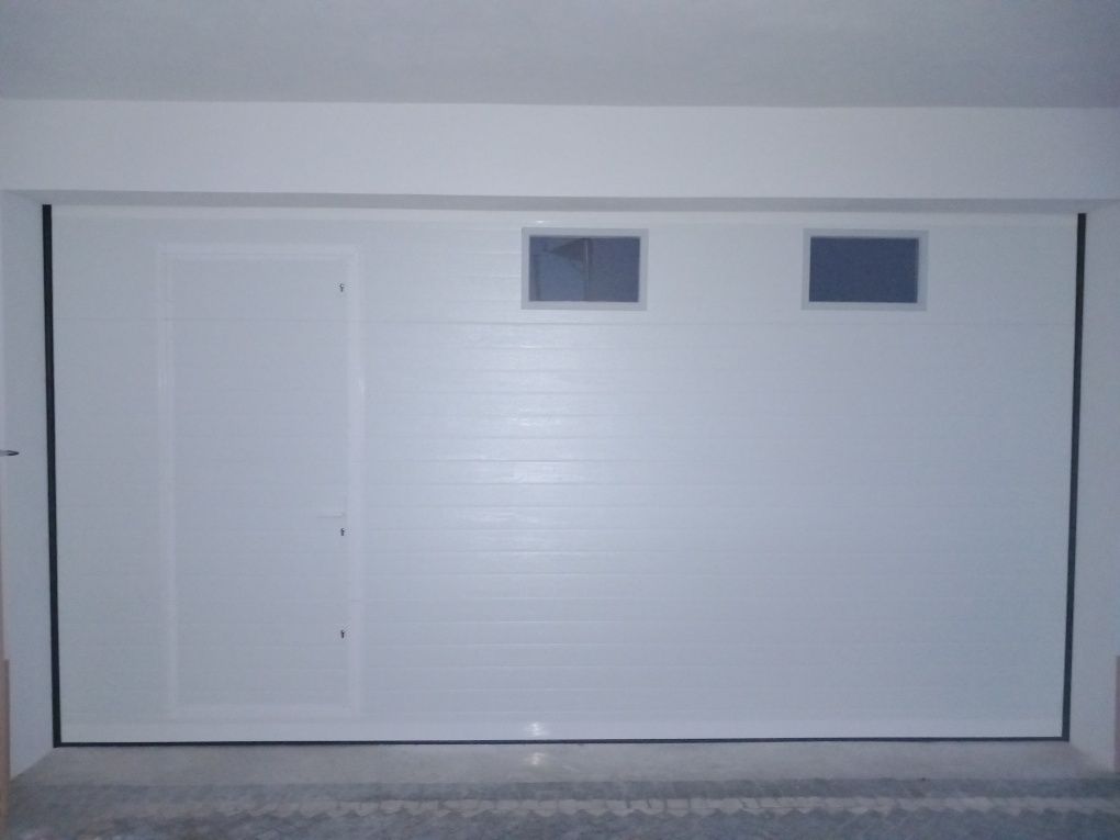 Portão seccionado de garagem por medida Novas cores