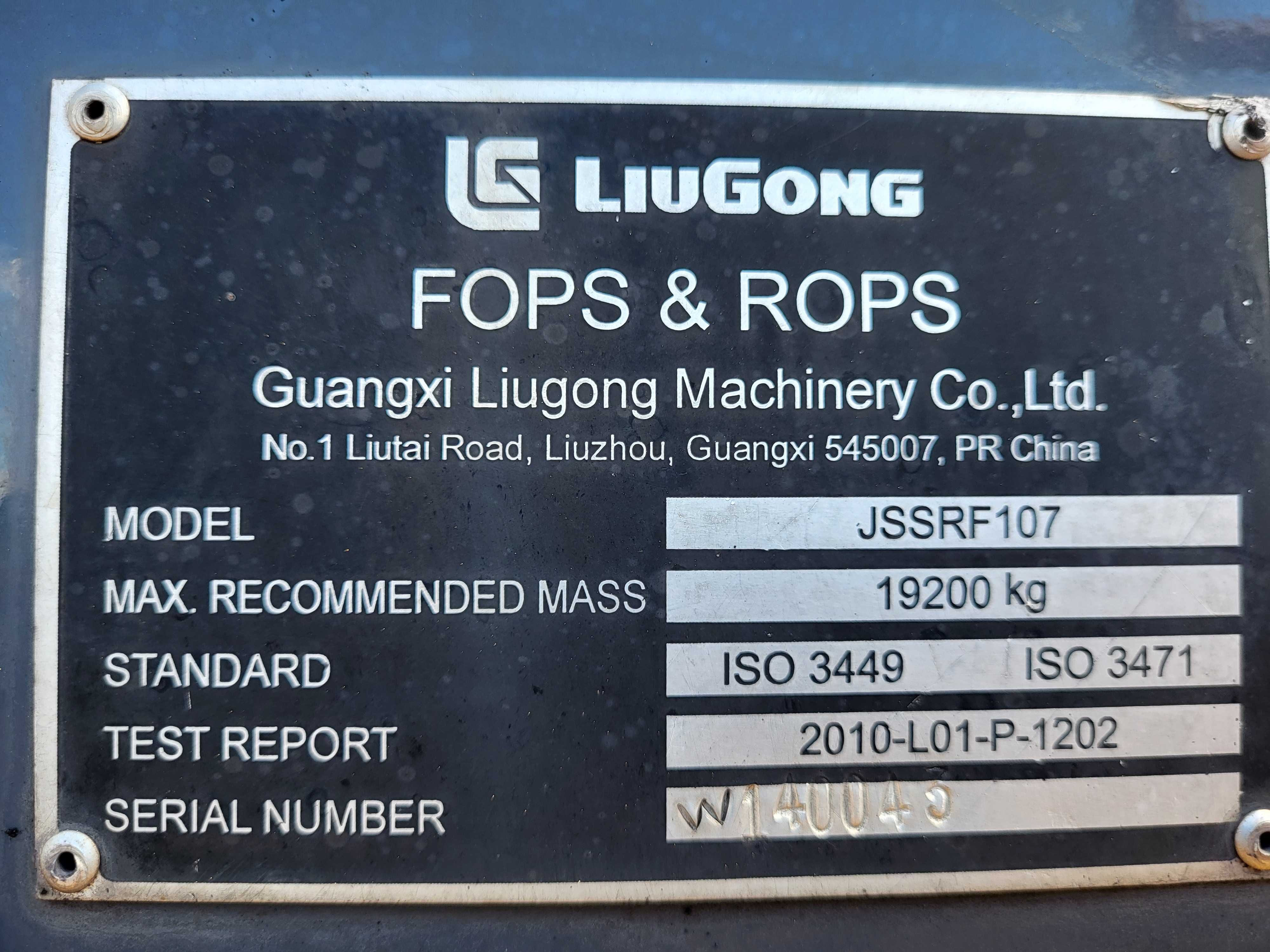 Ładowarka czołowa Waryński LiuGong 856 III – 2014 r.