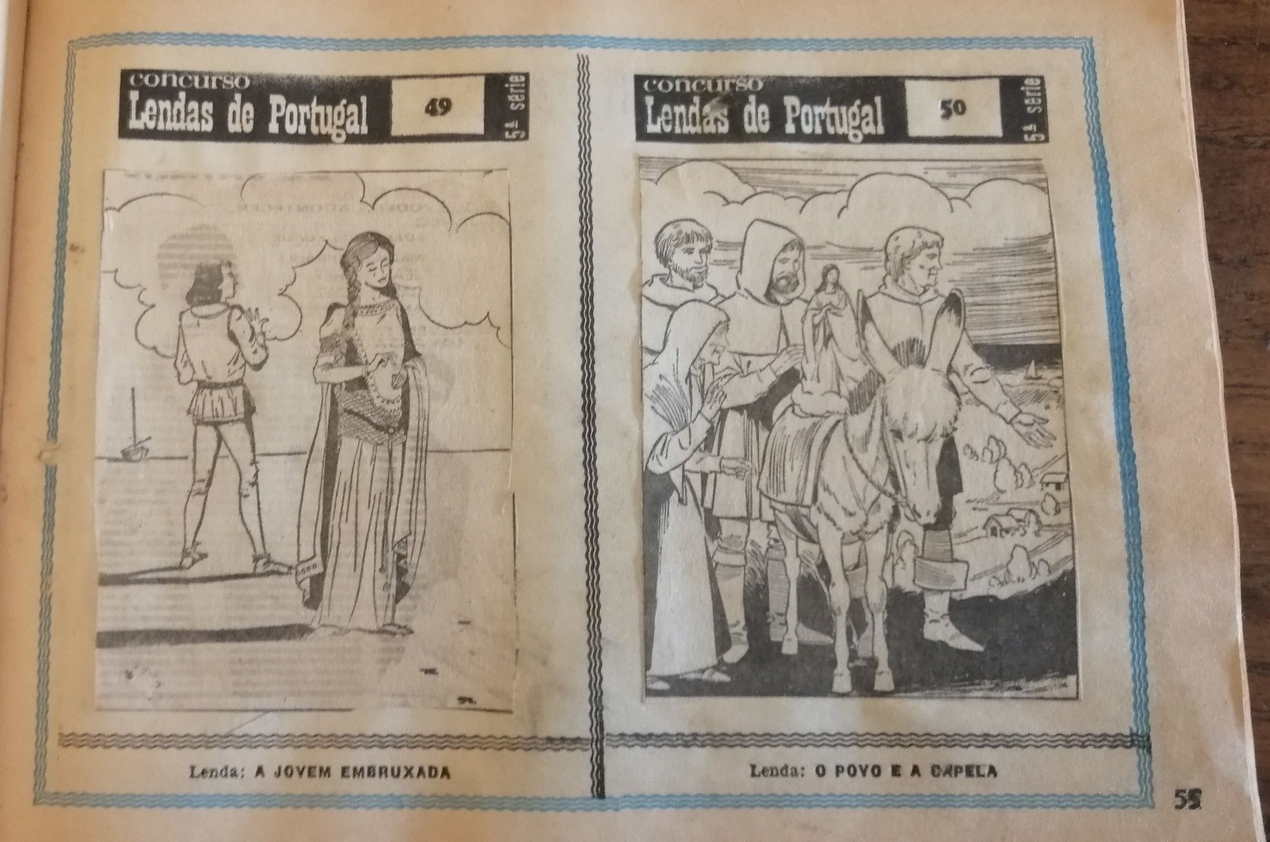 Jornal "O Século" - Album de 1953; 5ª edição Conc. Lendas de Portugal