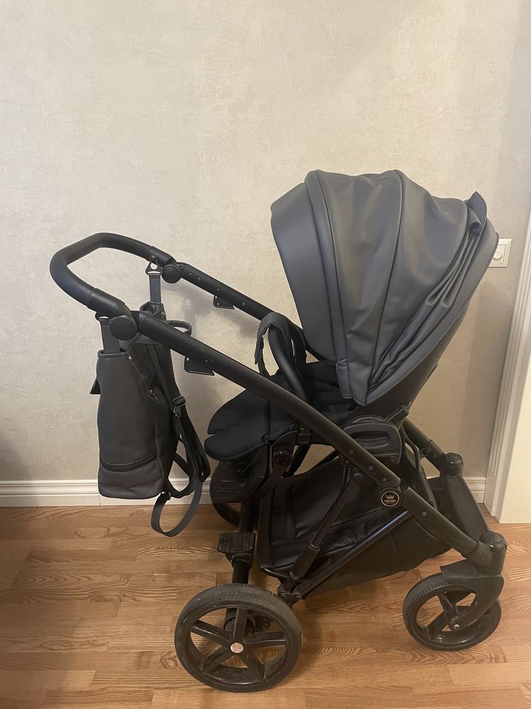 Сіра коляска tako baby exclusive prams 2 в 1