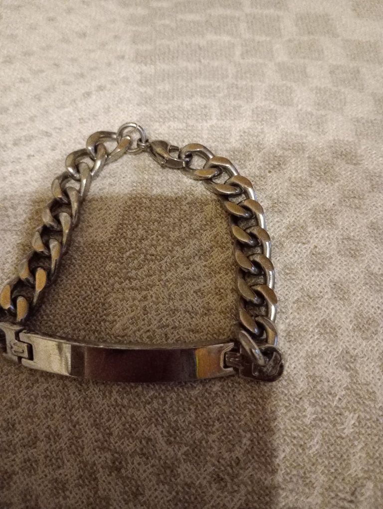 Metalowa brazoletka 19 cm
