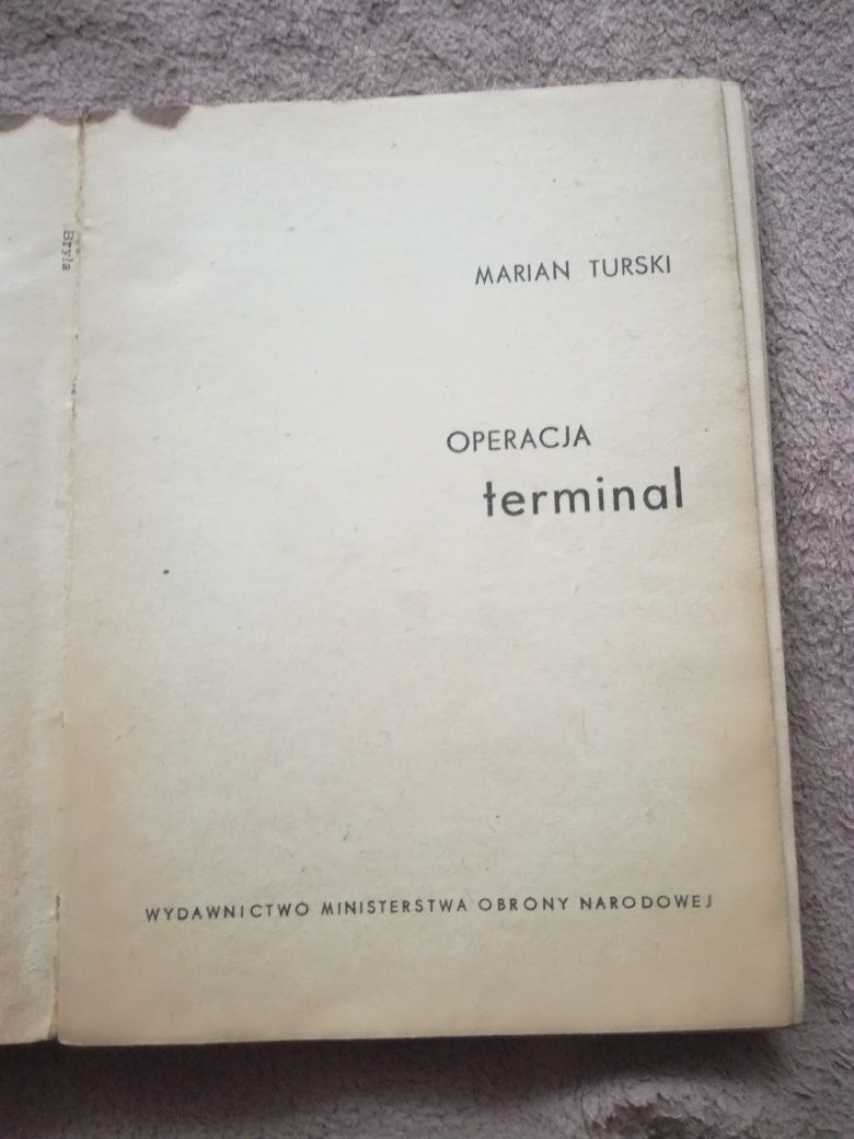 Marian Turski Operacja terminal Sensacje 20 wieku 1967