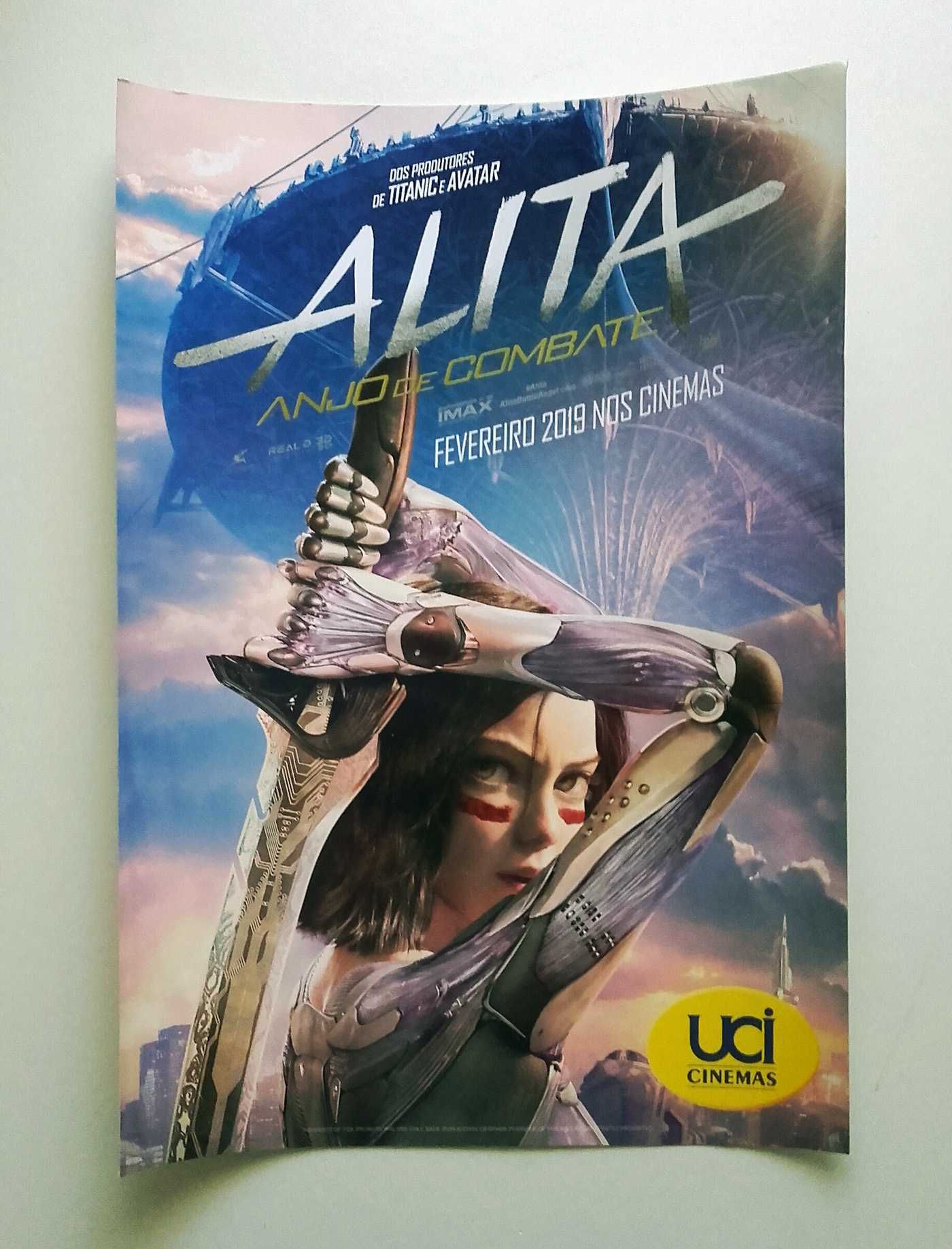 Posters: "Alita" e "Exterminador Implacável: Destino Sombrio"