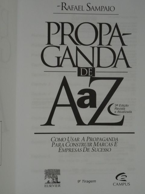 Propaganda de A a Z de Rafael Sampaio
