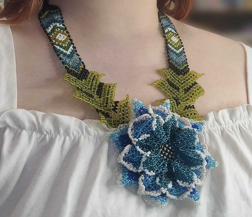 Намисто з бісеру ручної роботи від бабусі