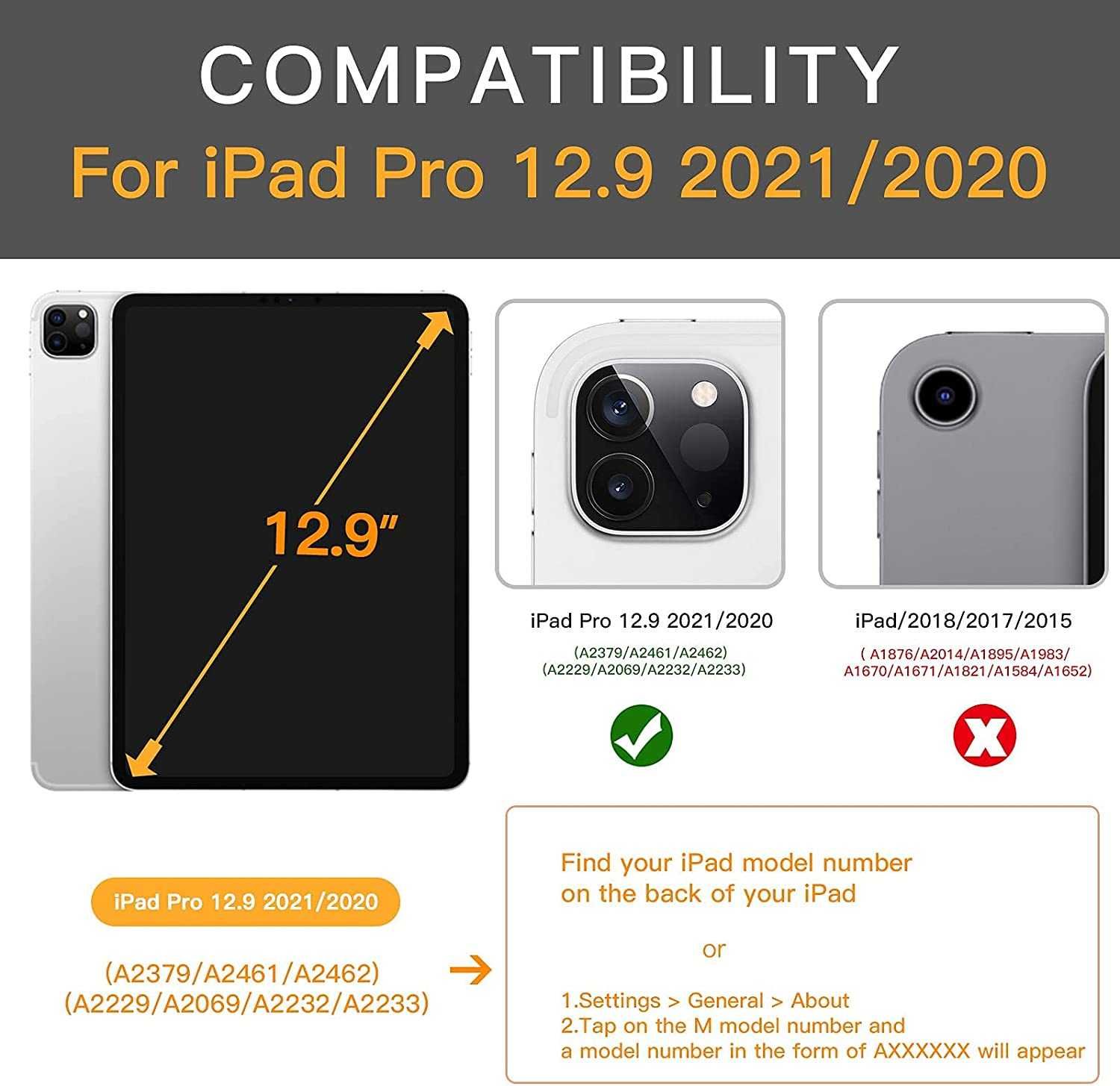 ZtotopCase iPad Pro 12.9'' 2020 etui stojak z uśpieniem / budzeniem