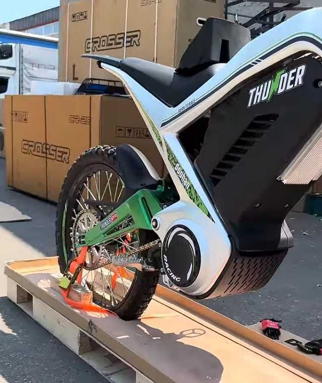 Электро мотоцикл Эндуро МОНСТР Thunder Pro 6.6 кВт. 2025. Enduro байк!