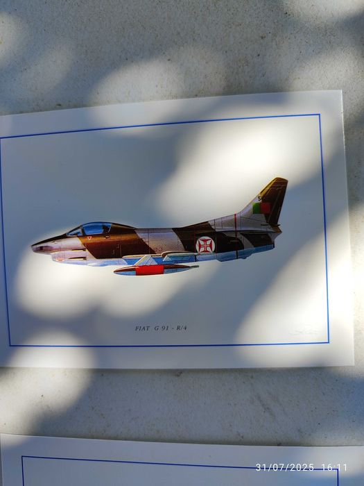 Coleção de postais do Museu do Ar