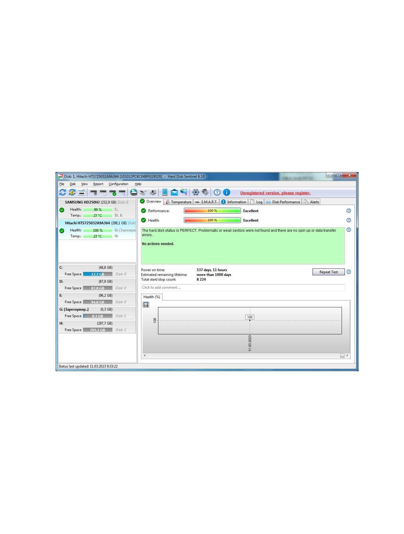 Жорсткий диск HDD HITACHI 320 Гіг