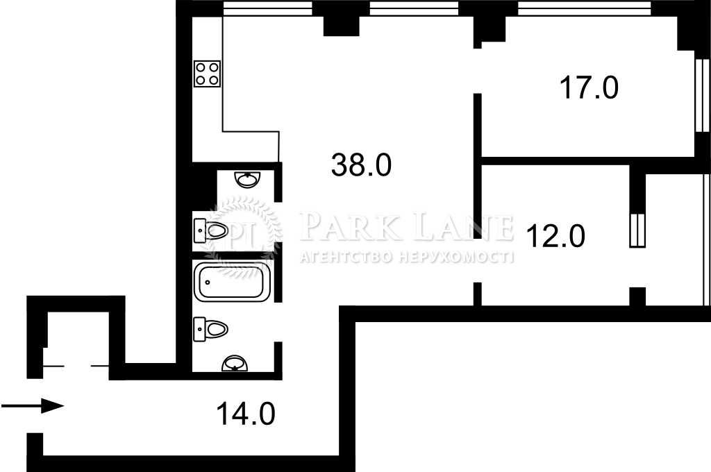 центр 3к з ремонтом, Володимирська 86а, ЖК Resident Concept House