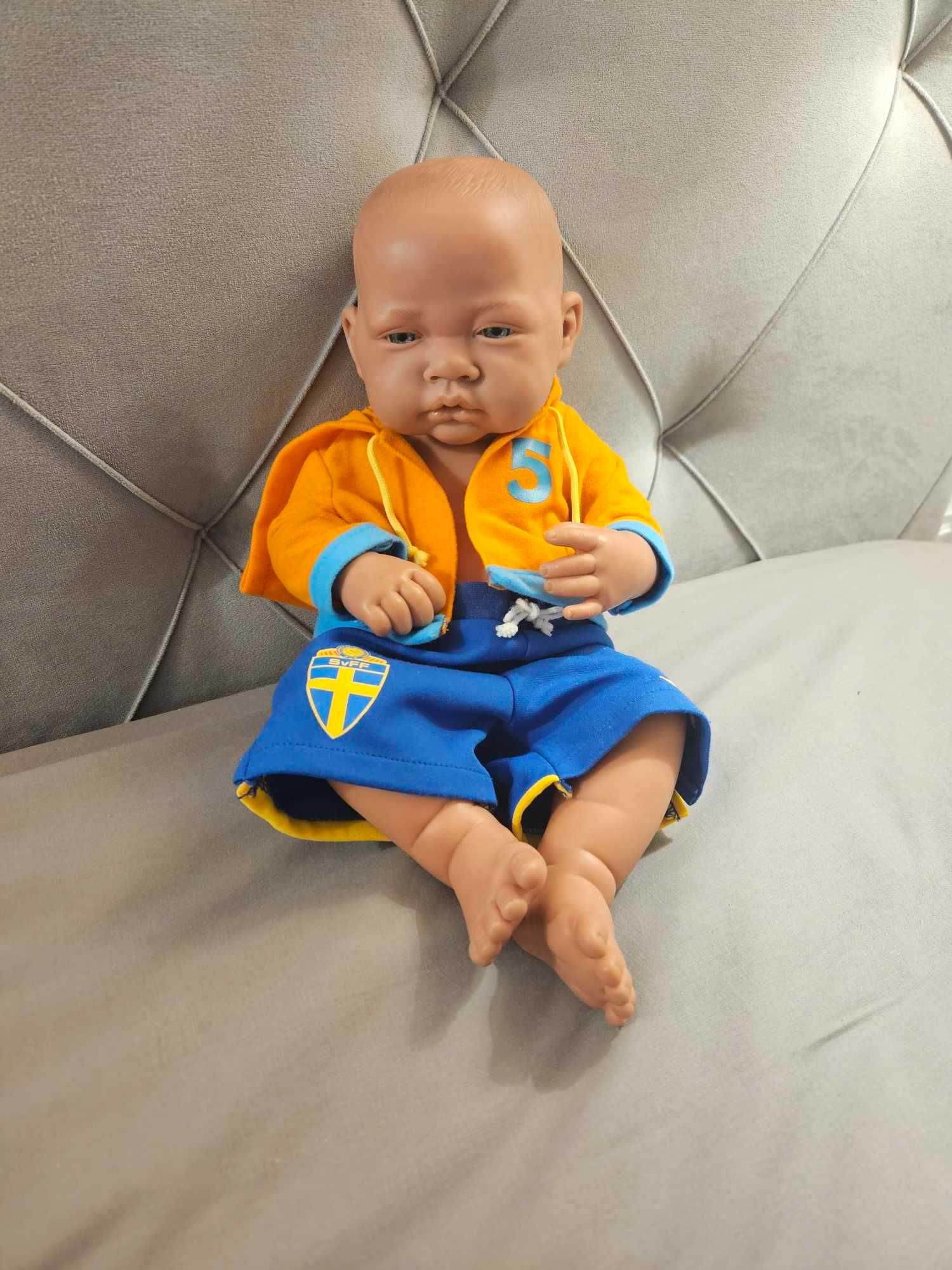 Ubranko dla lalki bobasa baby born 40-44cm bluza ze spodenkami