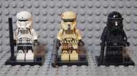 Lego Star Wars 3 figurki Rogue One Hovertank PIlot Scarif Trooper NOWE