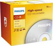 płyta cd philips cd-r 700 mb 80 min prędkość 52x 10 płyt w zestawie