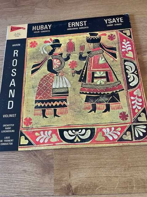 vinil AARON ROSAND violin - Hubay & Ernst & Ysaye