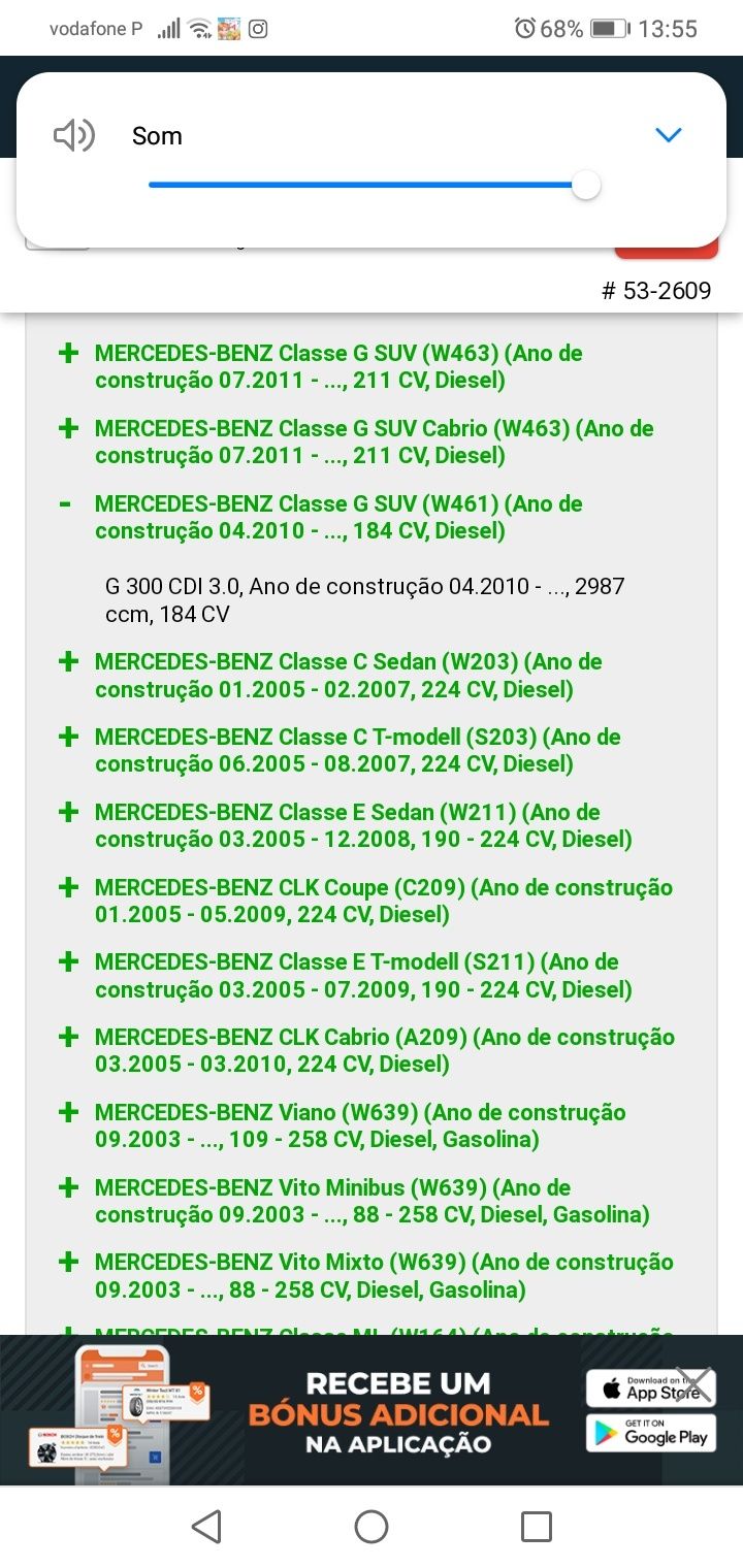 Alternador mercedes