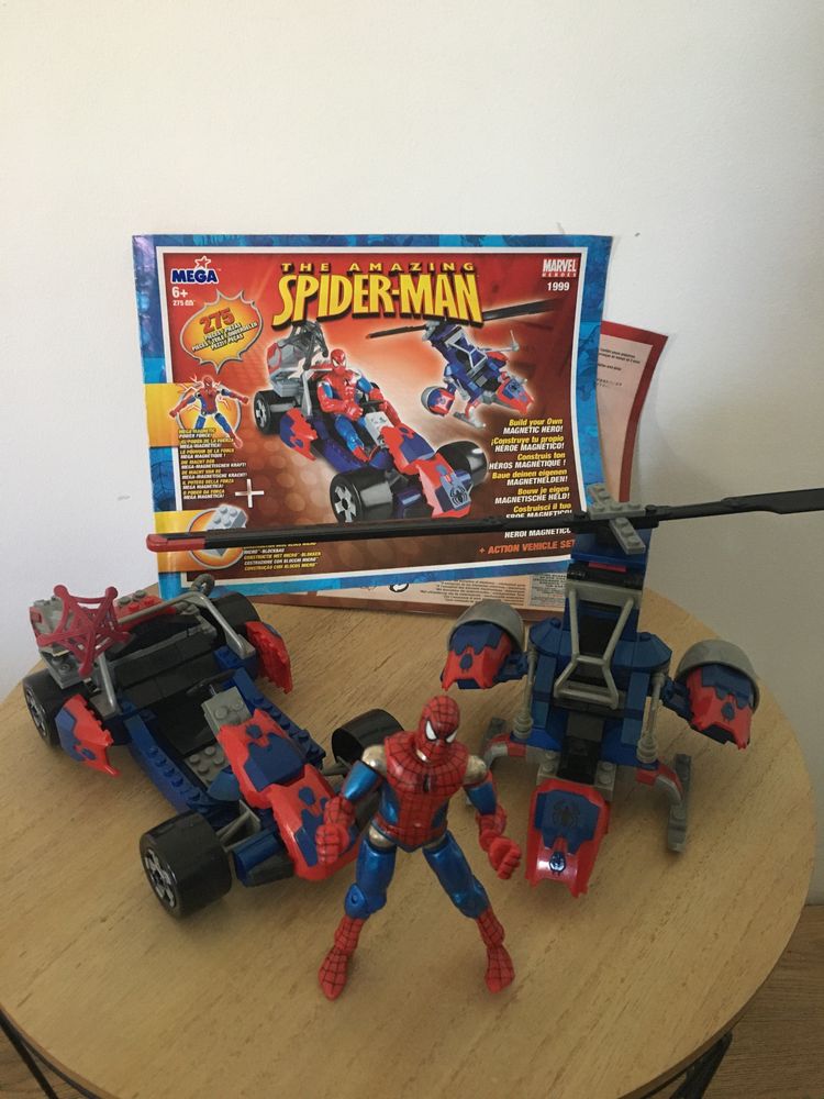 Mega Bloks Spider-Man Action Vehicle Set 1999 Magnetic Hero