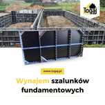 wynajem lekkie szalunki fundamentowe ścienne rusztowania elewacyjne