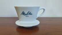 Melitta 101 Dripper z lat 60 Vinatge Retro PRL ceramiczny nie używany