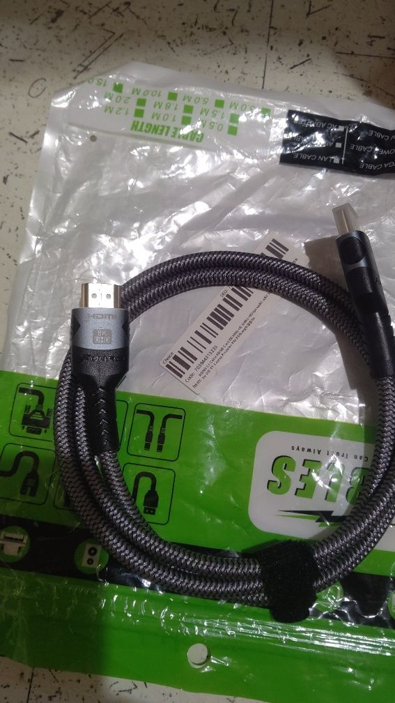Кабель 8к hdmi новый