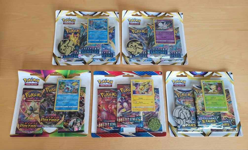 Pokemon - Pack-Blister EN e PT