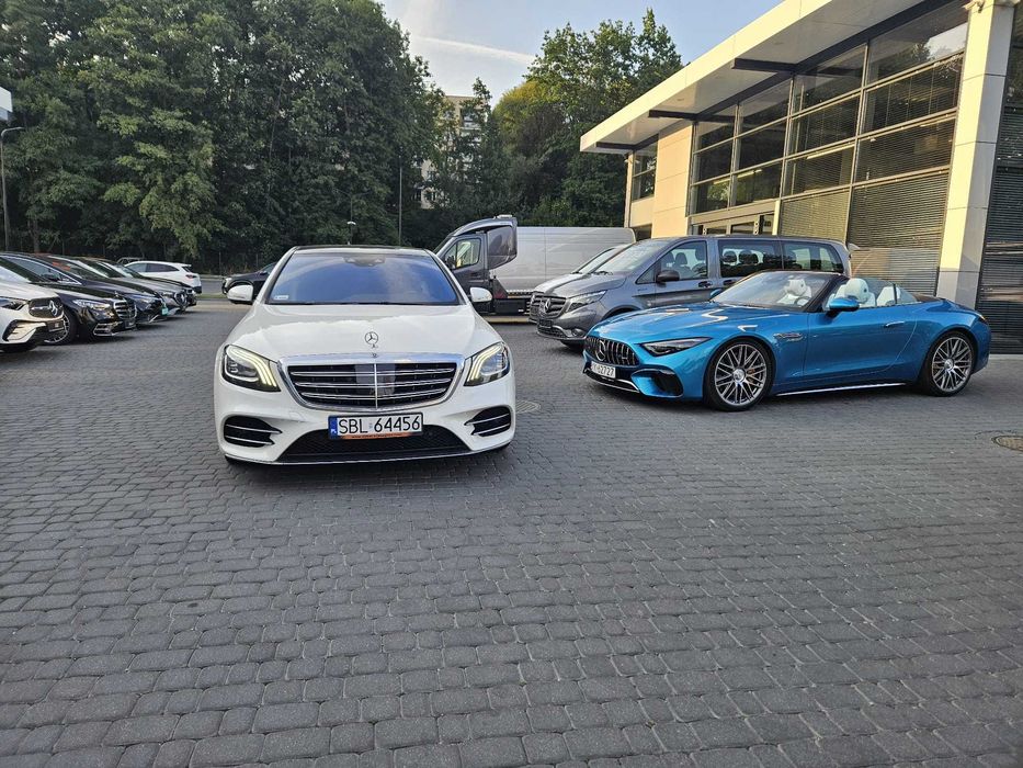 Mercedes s400 long  lift w222  1 wł ,salon Pl Masaże ,wentyle ,dociągi