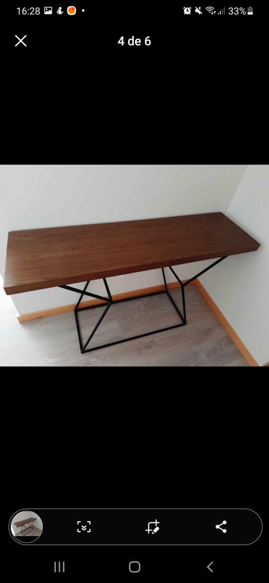 Consola para entrada, ou mesa de apoio