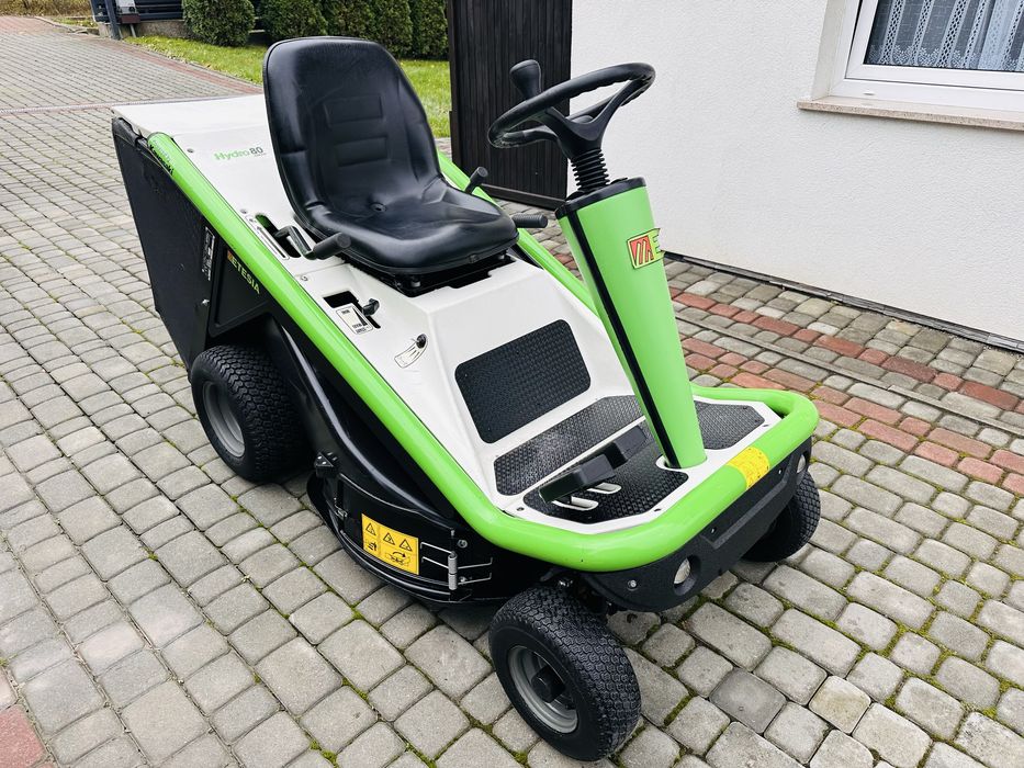 Traktorek kosiarka Etesia Bahia Kawasaki V2 pompa oleju hydro Piękna