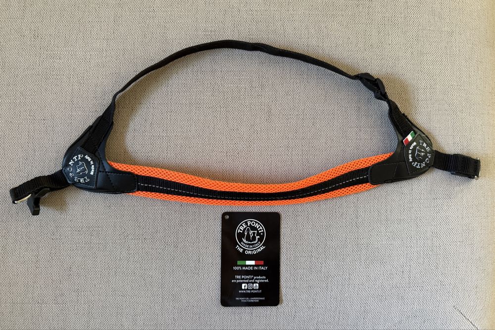 Szelki tre ponti mesh orange