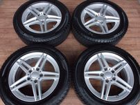 Koła Mercedes Audi VW Skoda 16x6,5 5x112 ET38 +Pirelli 205/60/16 zima