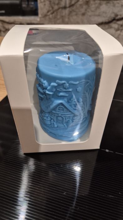 Świąteczne świeca sojowa