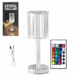 Lampka Nocna Led Dotykowa Rgb Kryształowa Diamentowa Z Pilotem Diamond
