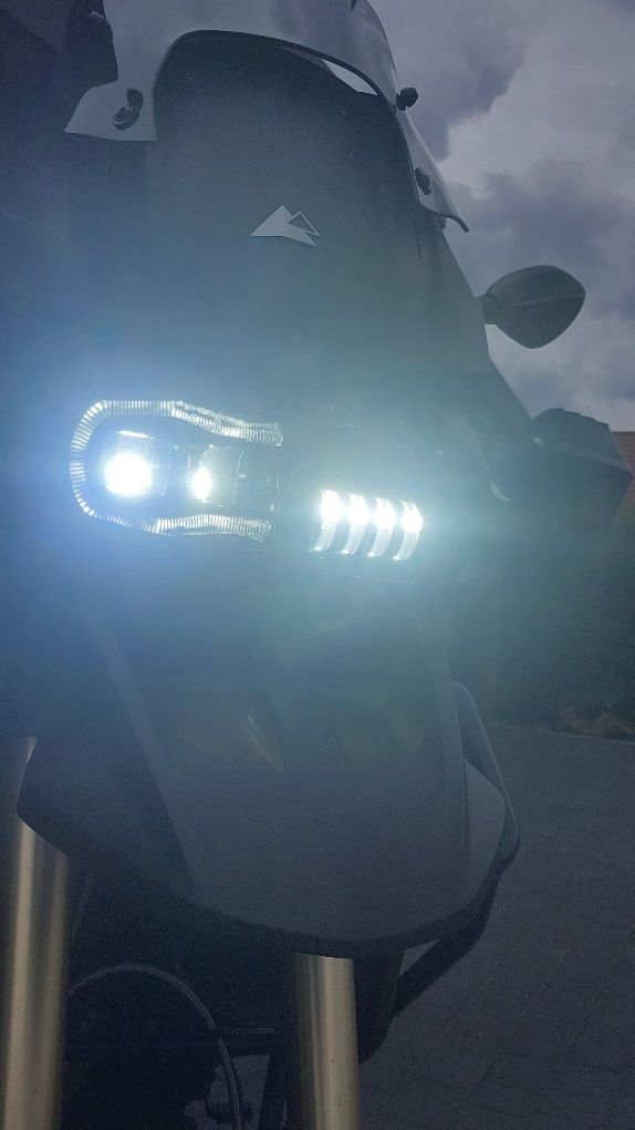Lampa led bmw f800 gs ledowa f700 f650 homologacja e9