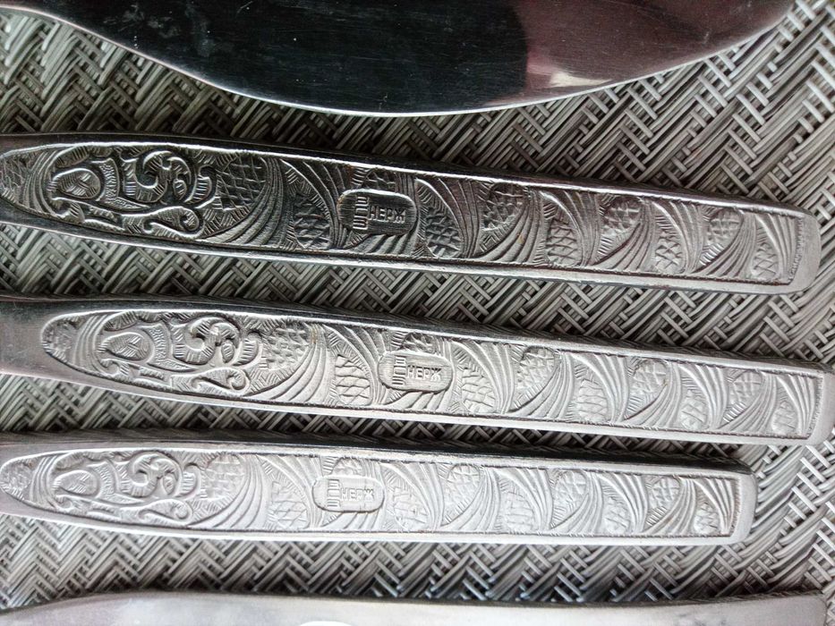 Sztućce z okresu ZSRR nierdzewne