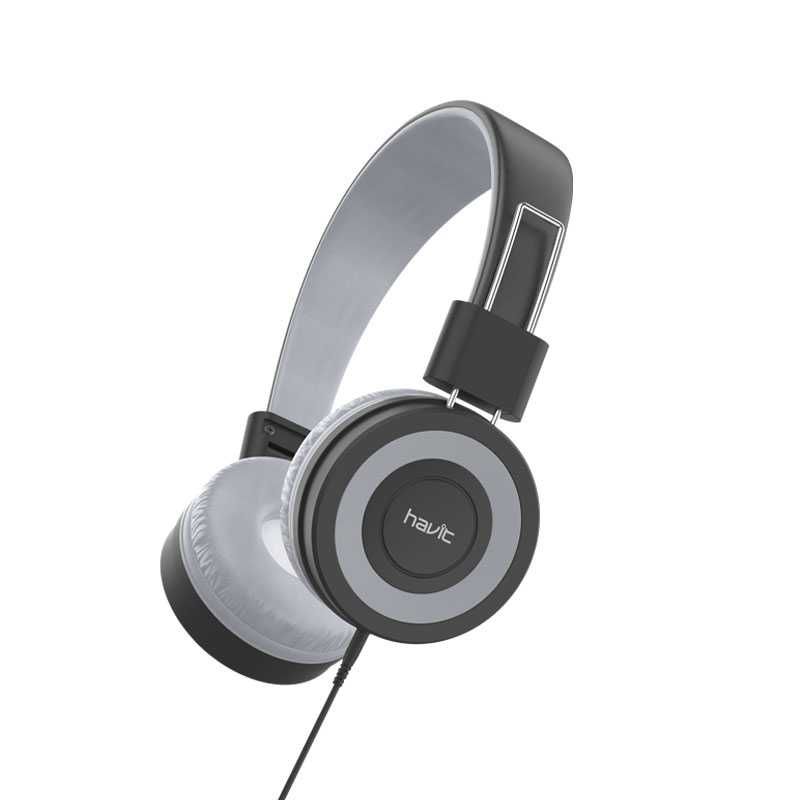 Headset H2218D, com Cabo Jack 3.5mm - Havit