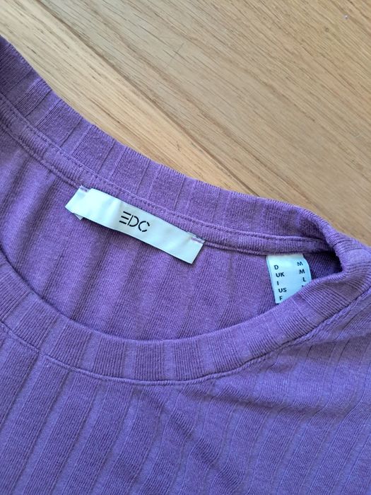 Fioletowy top na długi rękaw