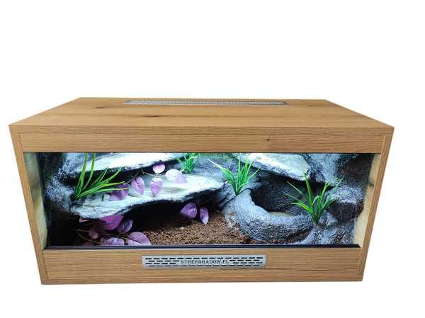 Terrarium tropikalne nr703 80/40/40 dla węża boa pyton DOSTĘPNE