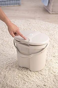 Kosz na pieluchy Rotho Babydesign TOP perłowy kremowy 11 litrów