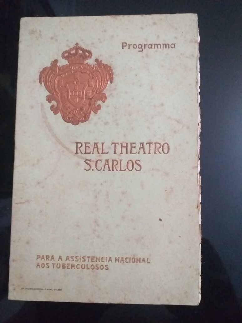 Programas de teatro antigos