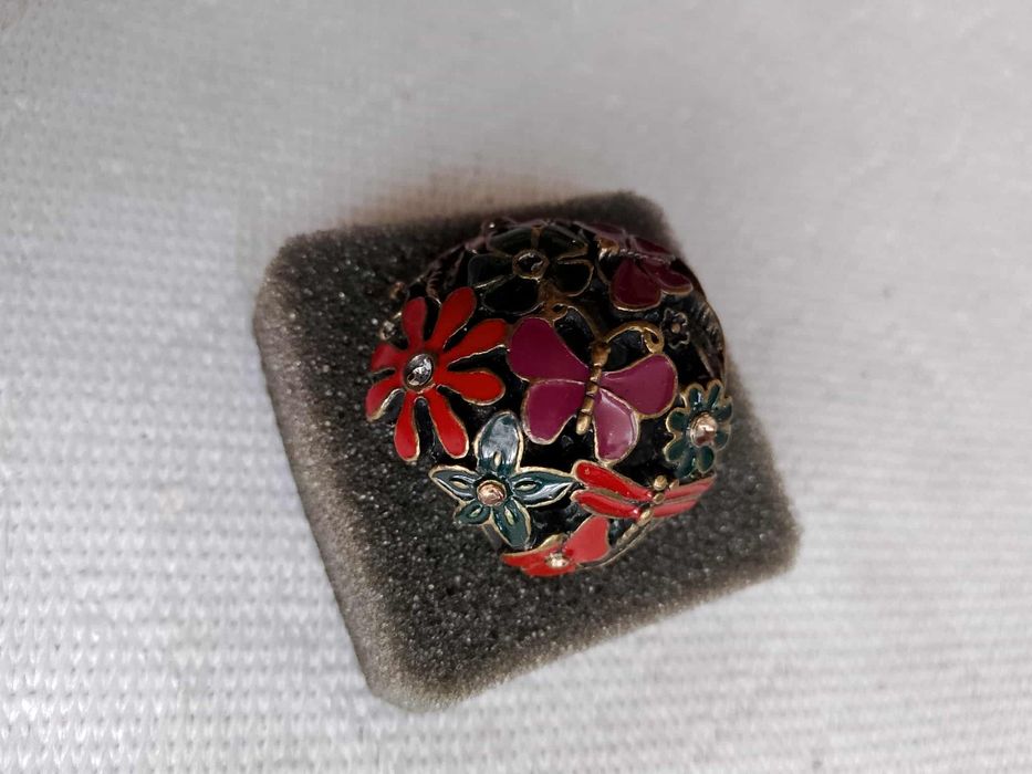 Pierścionek vintage mosiądz