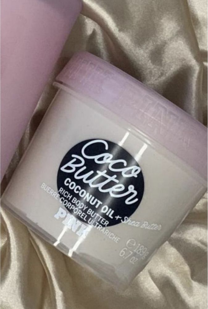 Баттер для тіла, крем-масло pink victoria's secret coco butter